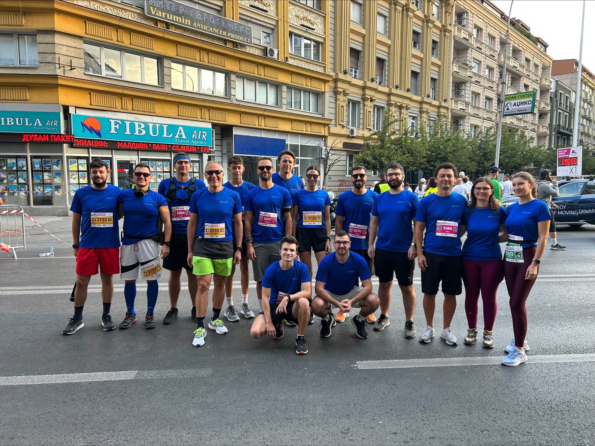 Team Sourcico at Skopje Marathon 2023